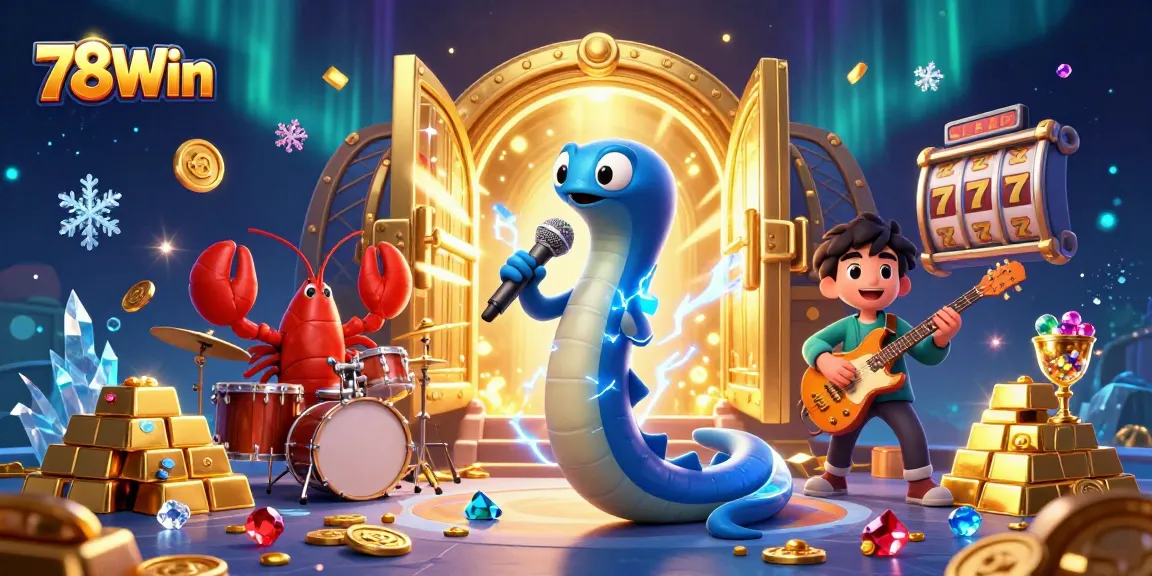78Win offers thrilling underwater casino experience with vivid characters and sparkling treasures.