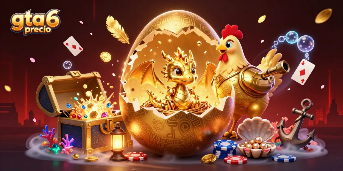 Juega y descubre el mejor gta 6 precio en esta escena de casino llena de acción y oro.