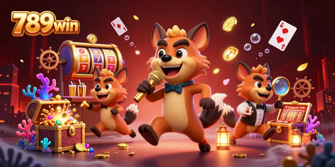 Experience the excitement at 789win's lively casino club with hyenas creating thrilling fun.