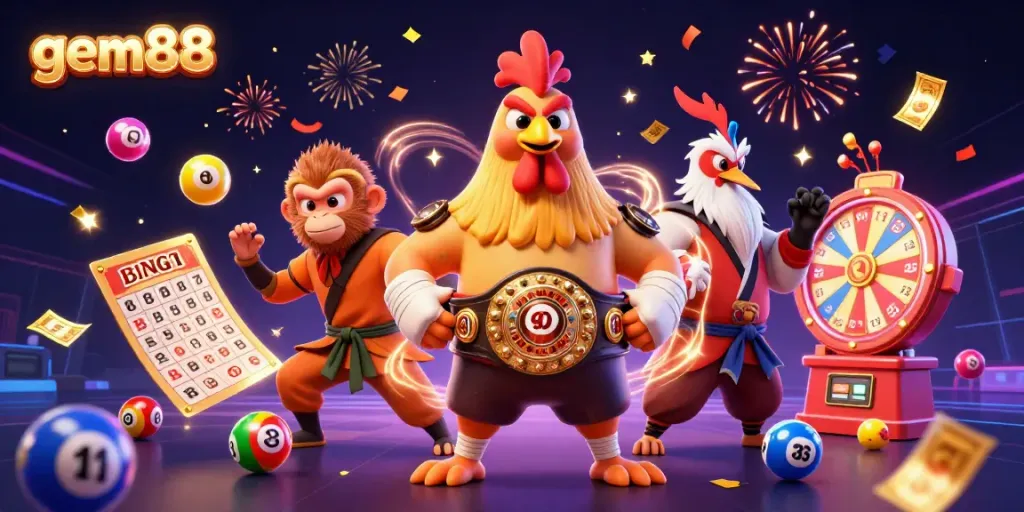 Engage with gem88’s vibrant casino world featuring dynamic characters and lively game elements.