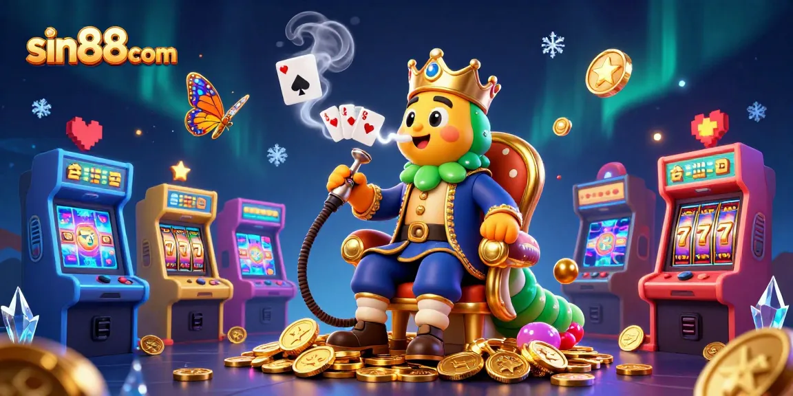 Experience the excitement of sin88com with vibrant slot reels and captivating gaming elements.
