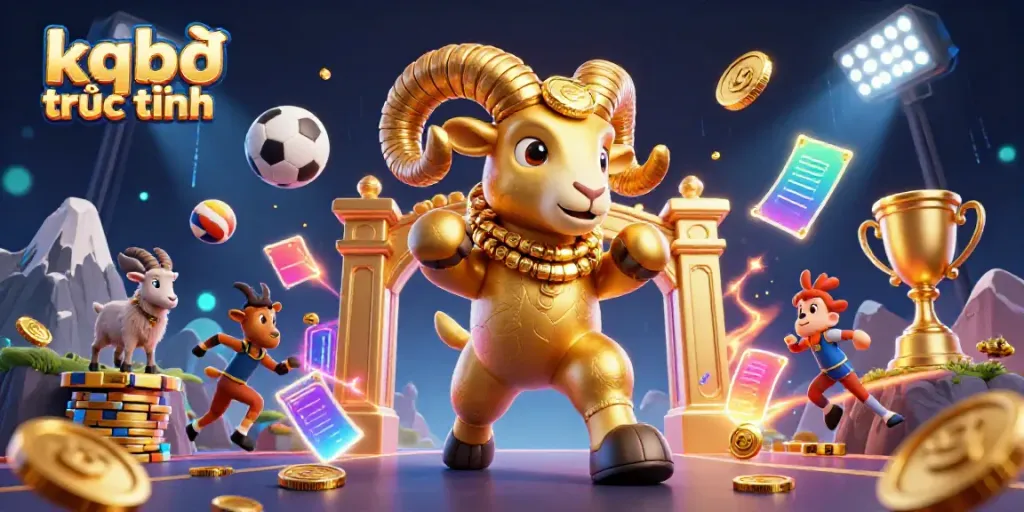 Engage in the excitement of kqbđ trưc tuyến with a vibrant scene of sports betting and dynamic elements.