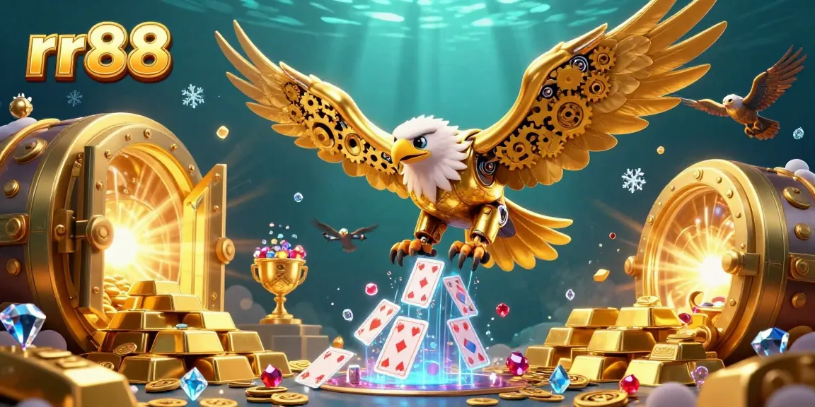 Engage with rr88's thrilling 3D casino experience, where golden treasures and electrifying gameplay collide.