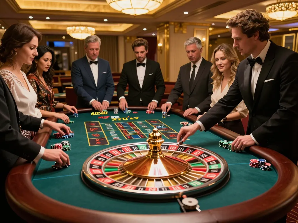 Players engaging with the roulette table at 88bet, creating an exciting betting atmosphere