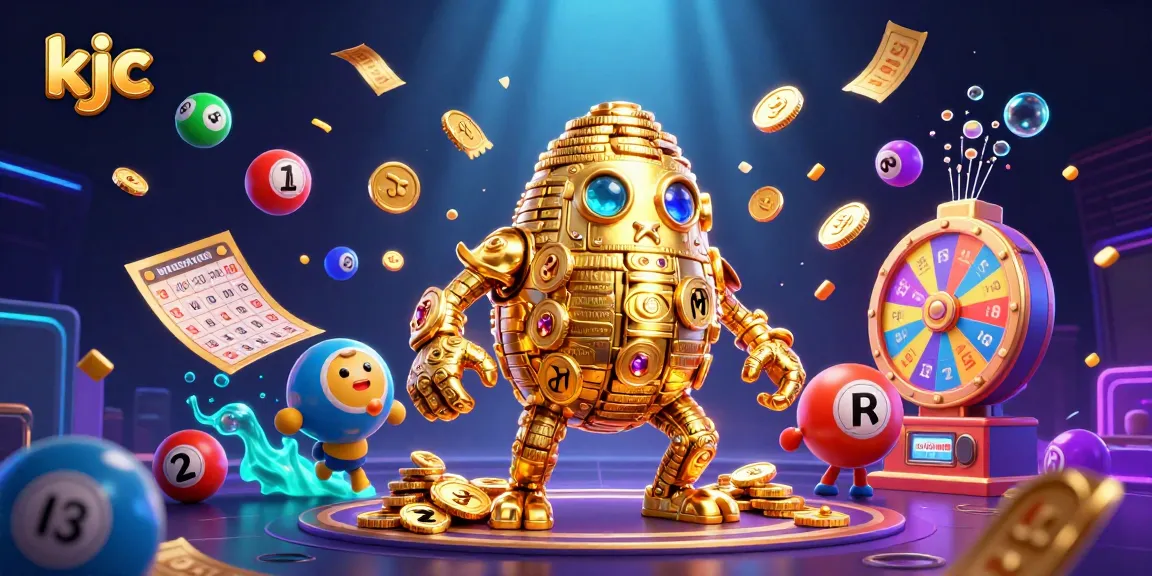 KJC engaging players with a thrilling casino experience featuring a golden golem and dynamic game elements.