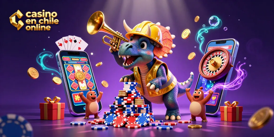 Disfruta del casino en Chile online con tragamonedas, fichas de póker y emoción de juego.