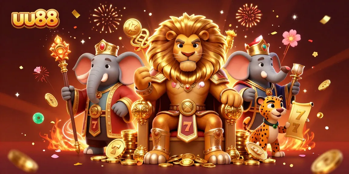 Experience the thrill of gaming with thrilling action at uu88, showcasing vibrant characters and rich casino elements.