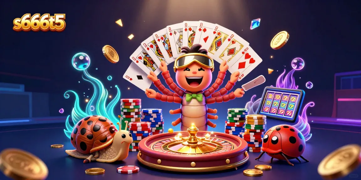 Experience thrilling gameplay at s666t5 with vibrant casino characters and dynamic gambling elements.