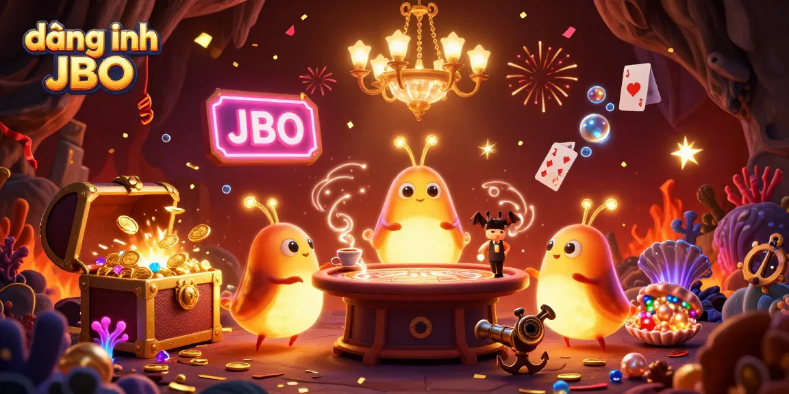 Experience the excitement of đăng nhập JBO with vibrant gaming elements in a stunning 3D illustration.