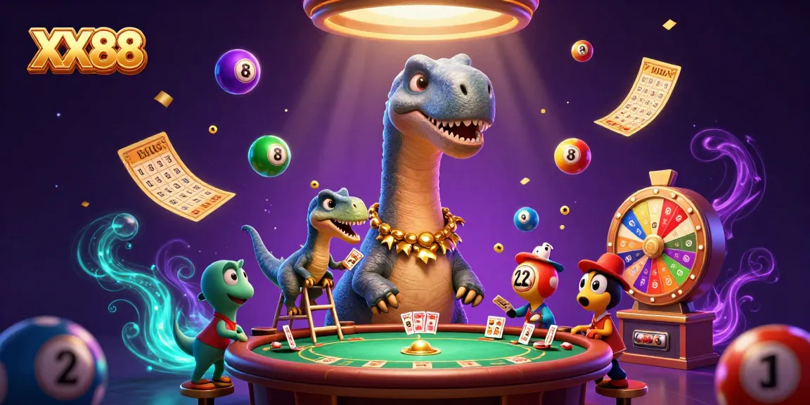 Experience exciting gameplay at XX88 with vibrant lottery elements and dynamic characters!