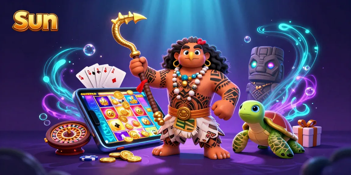 Engage in thrilling slot games under the sun with dynamic characters and shimmering casino elements.